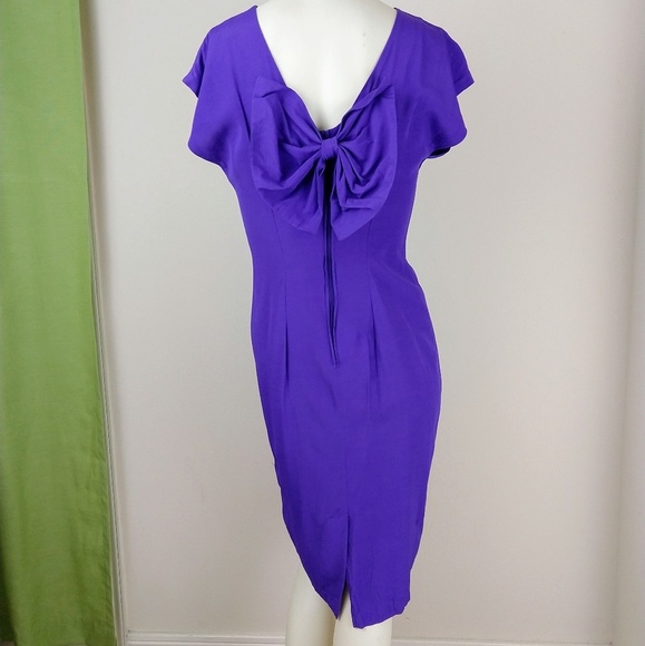 Bow Back Vintage Dress
